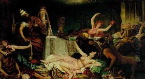 Balthazar's Feast by Fritz Roeber