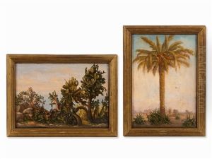 Pair Of Plant Studies by Jorgen Roed