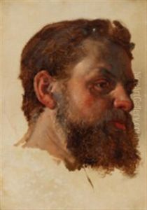 A Man With A Full Beard by Jorgen Roed