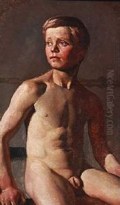 Academy Study Of A Nude Boy