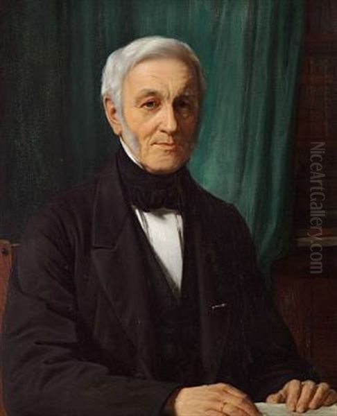 Portrait Of Johan Gottfried Burman Becker - view 1