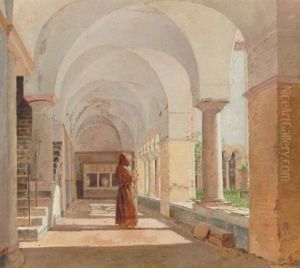 Klostergarden Til St. Lorenzo Fuori Le Mura Di Roma by Jorgen Roed