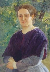 Portraet Af Josette Mariboe F. Dalgas Portraet Af Josette Mariboe F. Dalgas