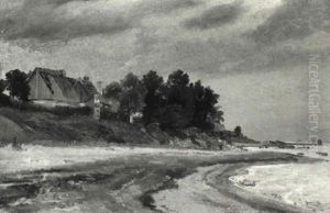 Kysten Ved Hellebaek by Jorgen Roed