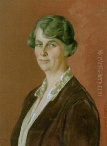 Portrat Einer Dame by Ottilie W. Roederstein