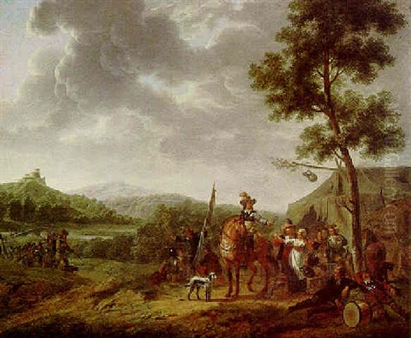 French Soldiers At Rest - view 1