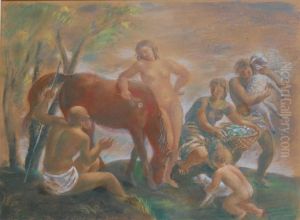 Scena Idylliczna by Waclaw Borowski