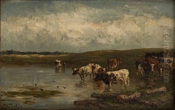 Paisaje Con Vacas - view 1