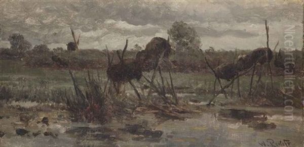 A Polder Landscape With Duck Baskets, Noorden - view 1