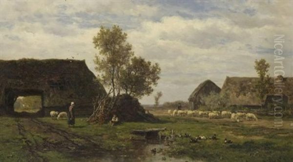 A Farmyard Scene - view 1