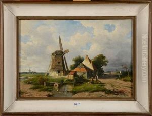 Paysage Anime Au Moulin A Vent Paysage Anime Au Moulin A Vent
