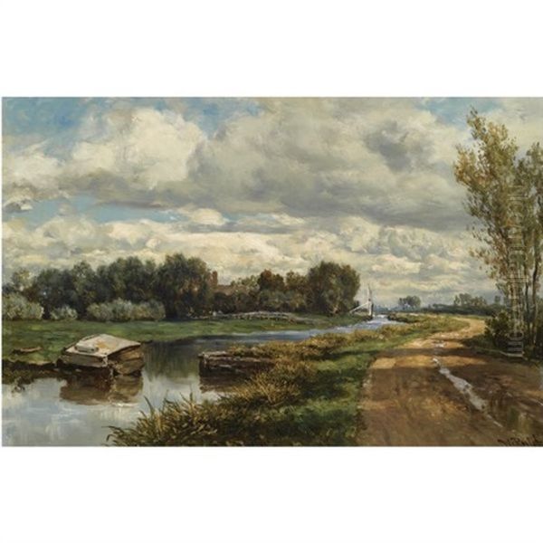 Chemin De Stompwijk Pres Leidschendam (environs De La Haye Hollande)- Stompwijk Road Near Leidschendam (surroundings The Hague) - view 1