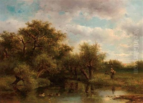 By The River In Summer - view 1