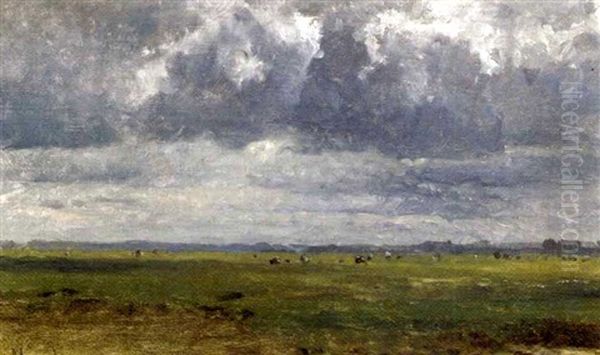 Bij Abcoude: Cows In A Polder Landscape - view 1