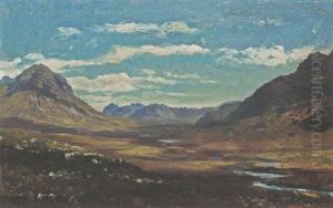 A View Of Glen Sligichan, Isle Of Skye, Scotland by Willem Roelofs