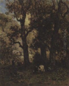 Waldlandschaft by Willem Roelofs