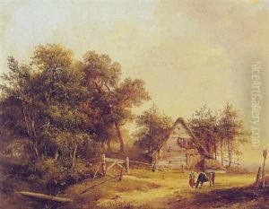 A Cowherd In A Landscape