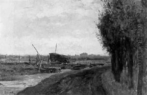 A Wooded Polder Landscape Near Gouda A Wooded Polder Landscape Near Gouda