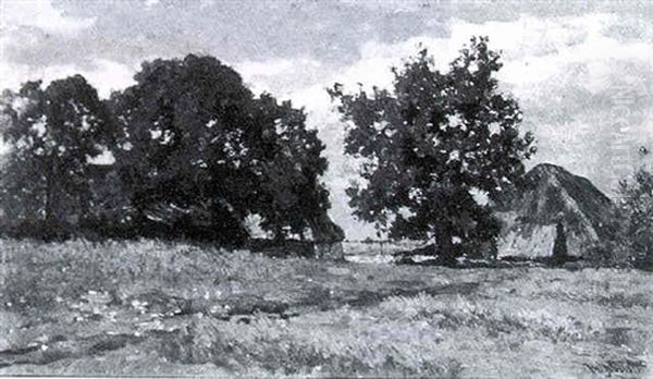 A Summer Landscape With A Farm - view 1