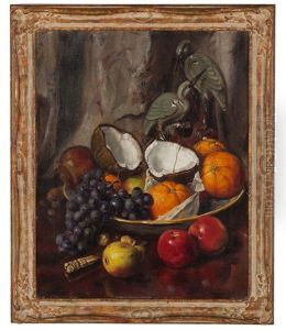 Fruit Still Life by Willem Elisa Roelofs