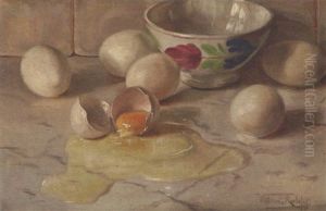 Still Life With Eggs by Willem Elisa Roelofs