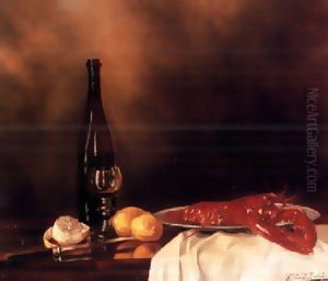 A Still Life With Lemons And A Lobster A Still Life With Lemons And A Lobster
