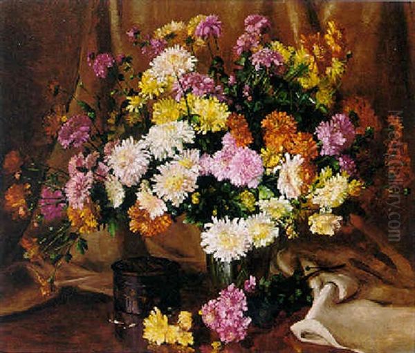 Chrysanthemums - view 1