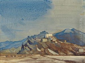 Sanctuaries And Citadels', 1925 by Nikolai Konstantinovich Roerich