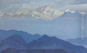 Himalayas From The Sikkim Series by Nikolai Konstantinovich Roerich