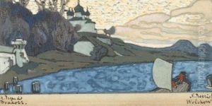 The Volga by Nikolai Konstantinovich Roerich
