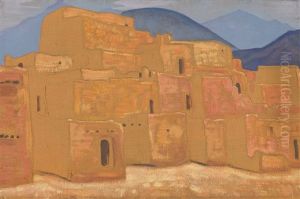 Taos Pueblo, New Mexico by Nikolai Konstantinovich Roerich