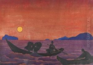 And We Continue Fishing (from Sancta) by Nikolai Konstantinovich Roerich