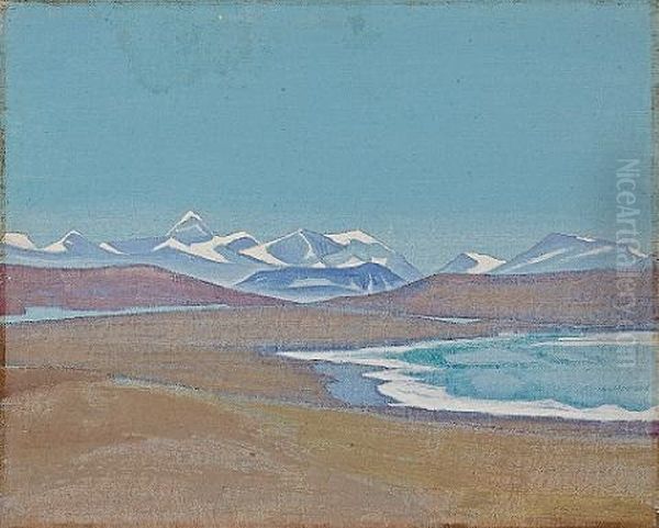 Himalayas From Ting-kye Dzong - view 1