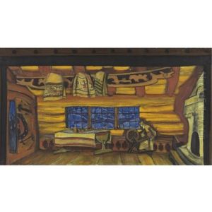 Russian Hut ( From The Tale Of Tsar Saltan) by Nikolai Konstantinovich Roerich
