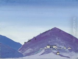 Manjushri Khit, Mongolia by Nikolai Konstantinovich Roerich