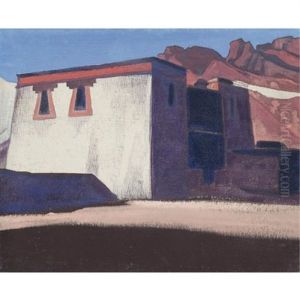 The Sharugon Monastery, Tibet by Nikolai Konstantinovich Roerich