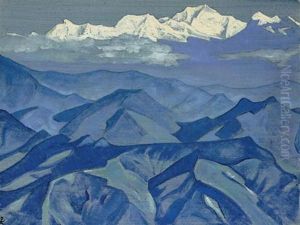 Kanchenjunga (from The Himalayan Series) by Nikolai Konstantinovich Roerich