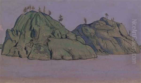 Study Of Two Islands In Lake Ladoga - view 1
