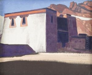 Sharugon Monastary, Tibet by Nikolai Konstantinovich Roerich