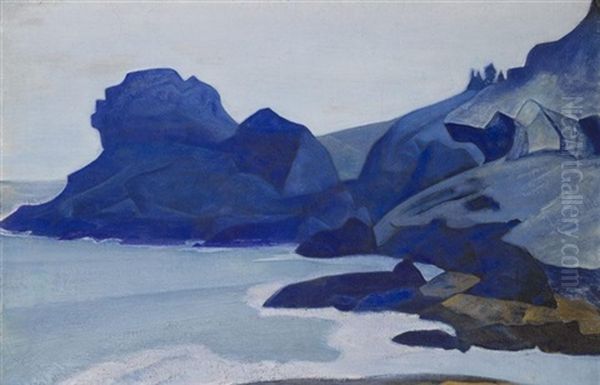 Monhegan, Maine From The Ocean Series - view 1