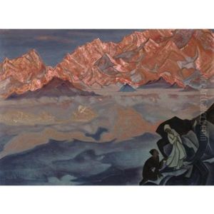 She Who Leads by Nikolai Konstantinovich Roerich