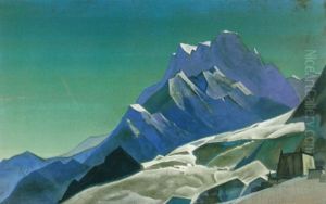 Snowcapped Mountains, Tibet by Nikolai Konstantinovich Roerich
