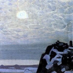 Moonlight - Sortvala by Nikolai Konstantinovich Roerich