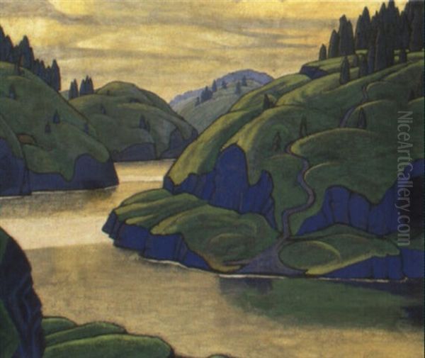 A Mountain Landscape - view 1