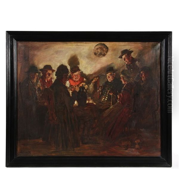 Bavarian Tavern Scene - view 1