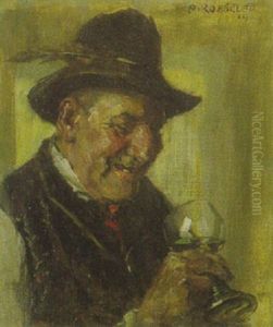 Der Trinker by August Roeseler