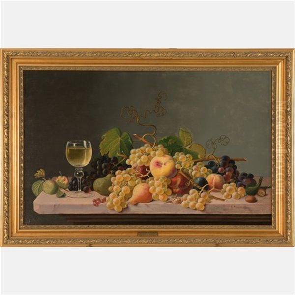 Still Life With Fruit And Wine - view 1