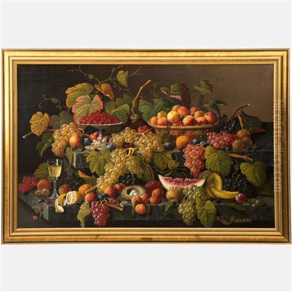 Still Life With Fruit And Wine - view 1