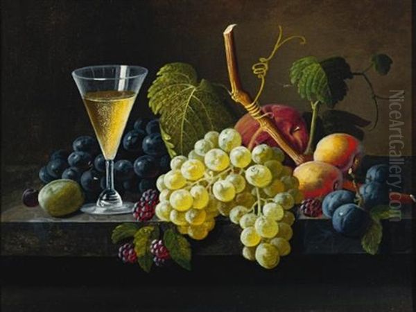 Still Life With Champagne Glass - view 1