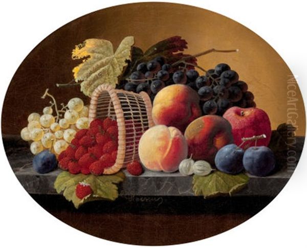 Still Life With Basket And Fruit - view 1
